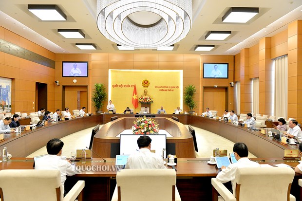 The 45th meeting of the National Assembly Standing Committee (Photo: quochoi.vn)  