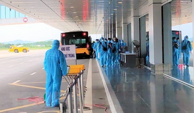 At an airport in Viet Nam (Photo: VNA)