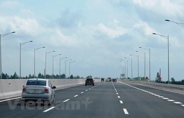 A section along North-South Expressway (Source: VNA)