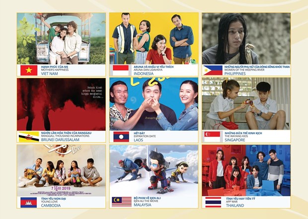 Photo: The ASEAN member countries-produced films  Photo: Danang.gov.vn