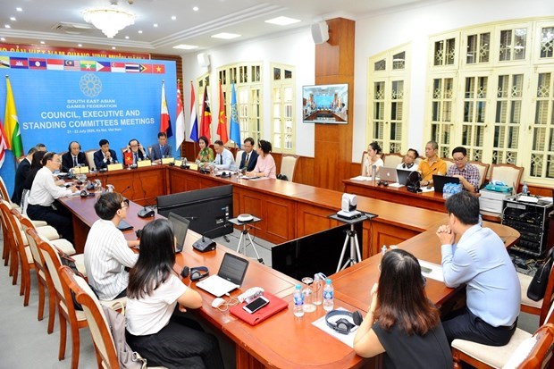 The meetings are held online with the participation of over 100 delegates (Source: tdtt.gov.vn)