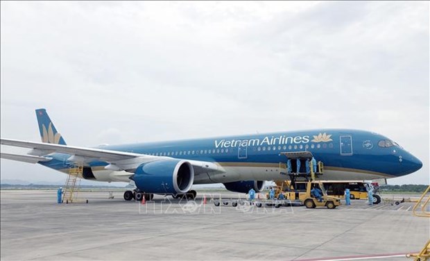 An aircraft of Vietnam Airlines. (Photo: VNA)