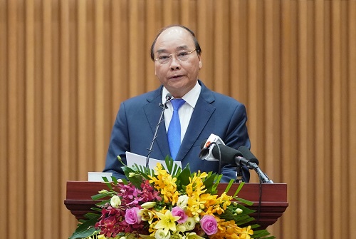 Thủ tướng Nguyễn Xuân Phúc phát biểu tại buổi lễ - Ảnh: VGP/Quang Hiếu