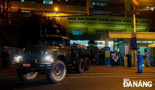  A total of 8 specialised vehicles are mobilised for the disinfection missions.