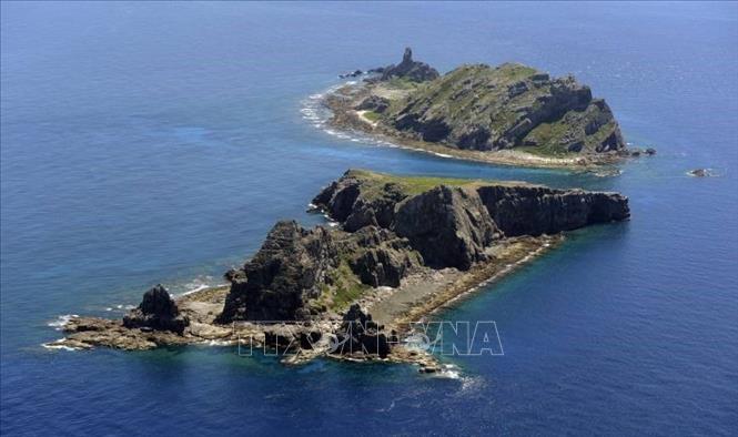 Quần đảo tranh chấp mà Nhật Bản gọi là Senkaku và Trung Quốc gọi là Điếu Ngư. Ảnh: Japan Times/TTXVN