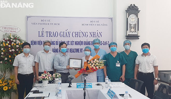 Bệnh viện C Đà Nẵng đủ điều kiện xét nghiệm khẳng định SARS-CoV-2