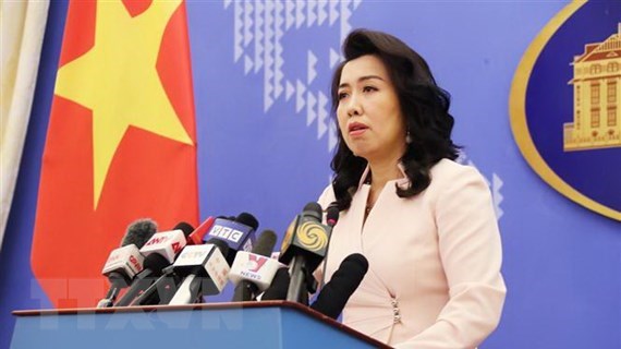 Foreign Ministry Spokeswoman Le Thi Thu Hang  (Photo: VNA)