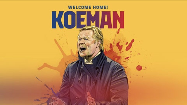 Barcelona thông báo bổ nhiệm HLV Koeman