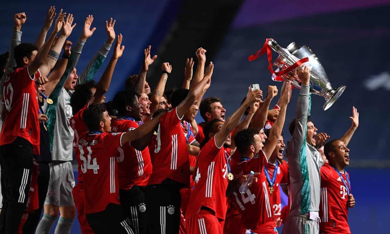 Đây là lần thứ 6 trong lịch sử, Bayern Munich lên đỉnh châu Âu.