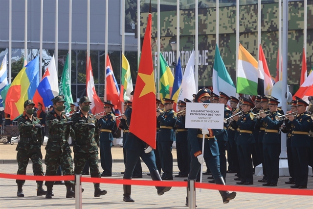 Teams of the Việt Nam People’s Army take part in 11 out of  30 categories of the competitions in International Army Game 2020. — VNA/VNS Photo