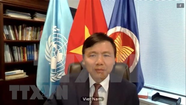 Ambassador Dang Dinh Quy, head of the Vietnamese permanent mission to the UN (Photo: VNA)