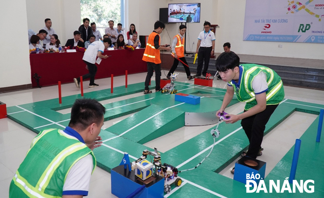 Students from the city’s University of Science and Technology in last year’s technology contest