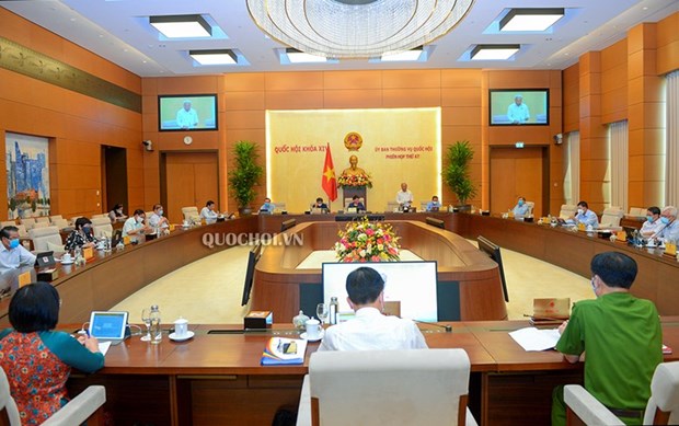 At the 47th meeting of the NA Standing Committee (Photo: quochoi.vn)