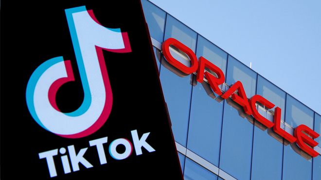 TikTok và Oracle “bắt tay” nhau. Theo đó, Tiktok vẫn có thể hoạt động tại Mỹ, thay vì phải bán toàn bộ hoạt động kinh doanh của hãng này. 			Ảnh: Reuters