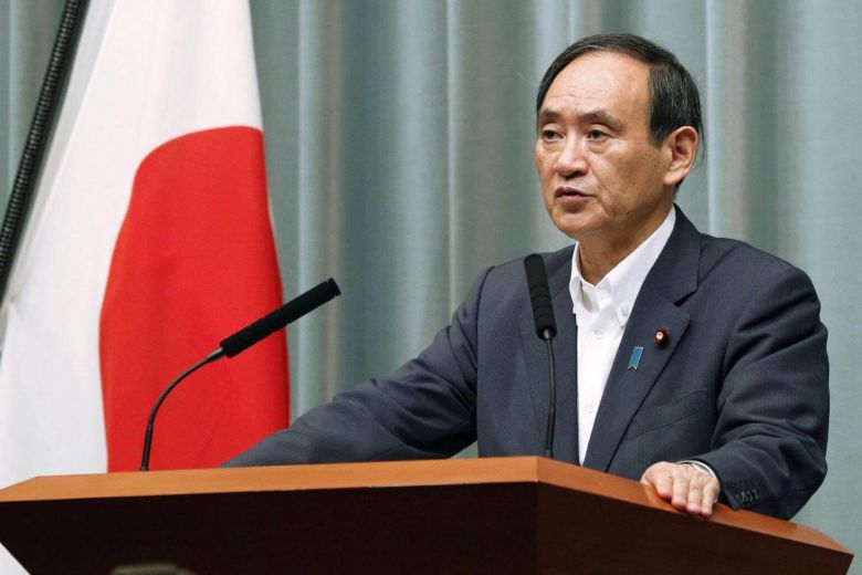 Tân Thuế tướng Nhật Bản Yoshihide Suga. Ảnh: Kyodo