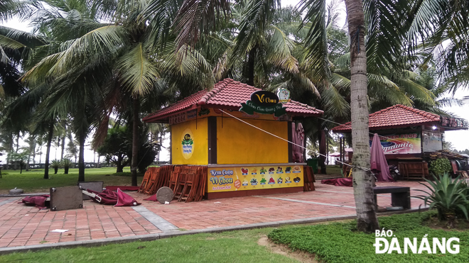 Outdoor table and chairs at coastal restaurants, and …