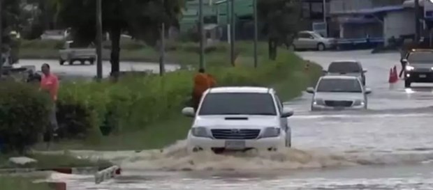 Storm Noul triggers flood in Thailand (Source: pattayamail.com)