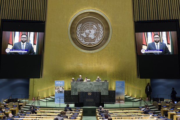 The UN General Assembly High-level meeting to commemorate the 75th anniversary of the UN in New York on September 21 (Photo: VNA)