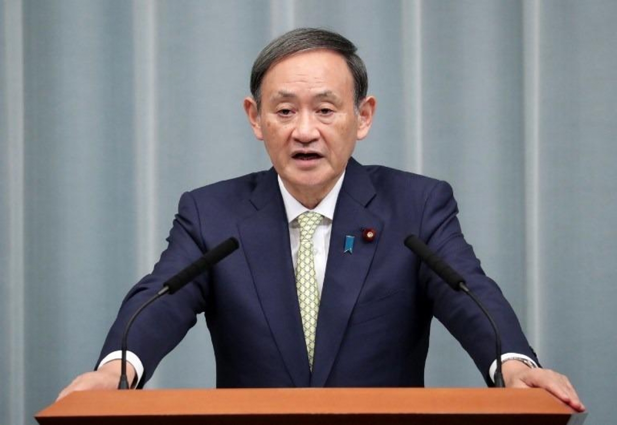 Thủ tướng Nhật Bản Yoshihide Suga. Ảnh: China Daily