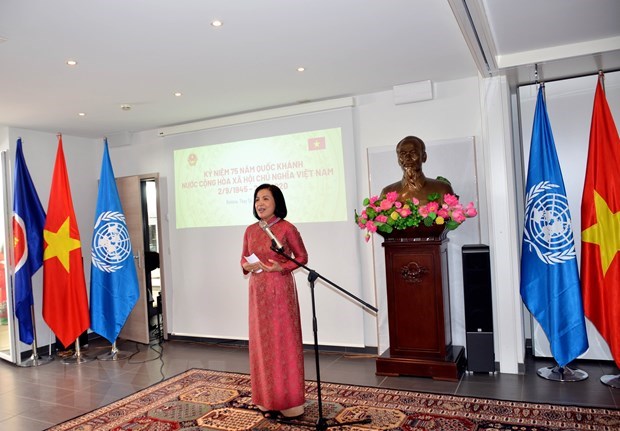 Ambassador Le Thi Tuyet Mai, head of the Permanent Mission of Vietnam to the UN, WTO and other international organisations in Geneva,