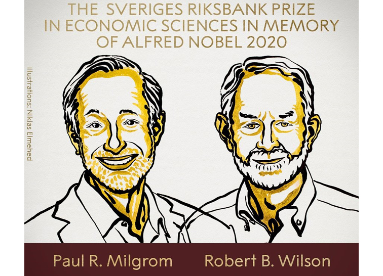 Nobel Kinh tế 2020 vinh danh 2 nhà khoa học giúp cải tiến đấu giá