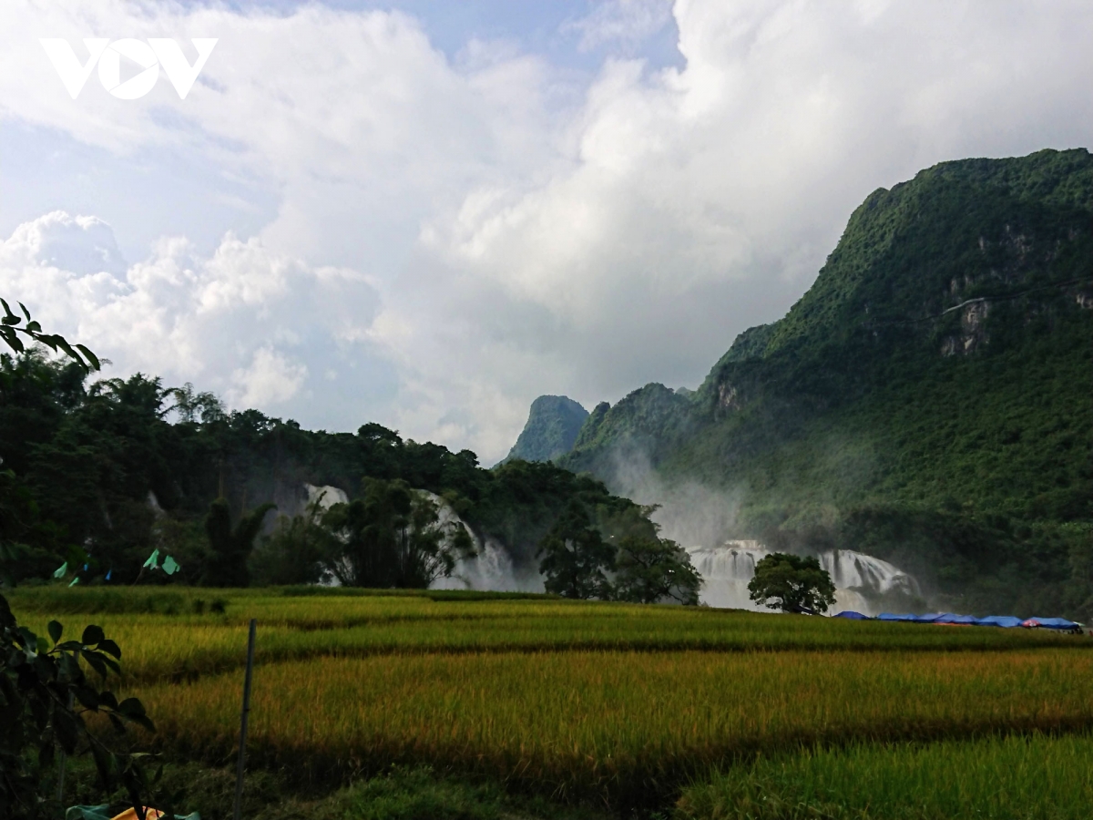 Thác Bản Giốc là điểm du lịch đầu tiên mà mỗi du khách nghĩ đến khi tới với Cao Bằng. Đây là một thác nước hùng vĩ và đẹp nhất của Việt Nam, nằm ở địa phận xã Ðàm Thủy, huyện Trùng Khánh, Cao Bằng.