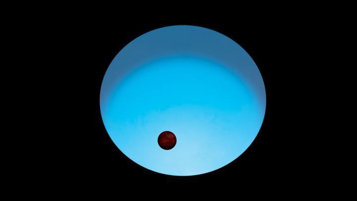 Ngoại hành tinh WASP-189b được coi là một trong những hành tinh nóng nhất từ trước đến nay. Ảnh: ESA