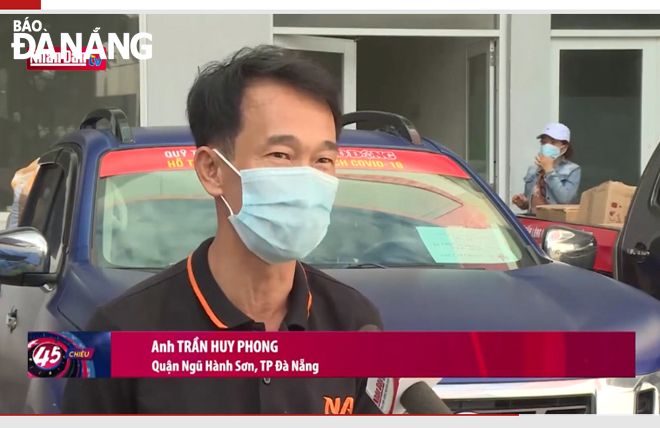 Anh Trần Duy Phong trả lời phỏng vấn Truyền hình Nhân Dân ngày đầu Covid-19 (cuối tháng 7-2020).