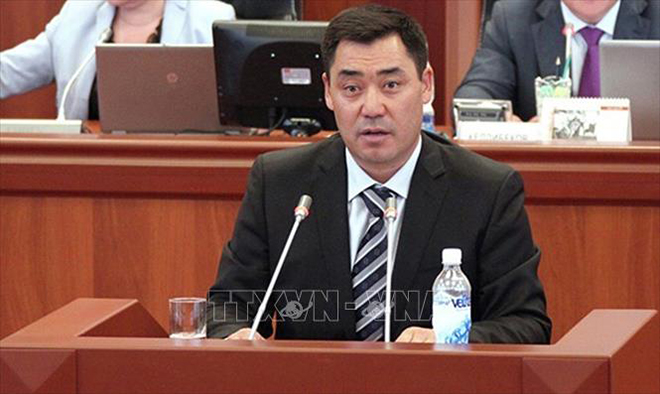 Ông Sadyr Zhaparov được bầu làm Thủ tướng mới của Kyrgyzstan. Ảnh: CAPITAL/TTXVN 