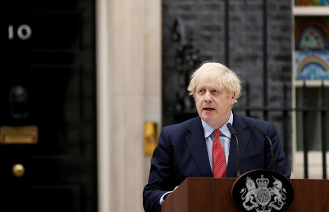 Thủ tướng Boris Johnson khẳng định Anh không muốn không có thỏa thuận thương mại hậu Brexit nhưng nước này sẵn sàng “sống chung” với tình trạng như thế. Ảnh: Reuters