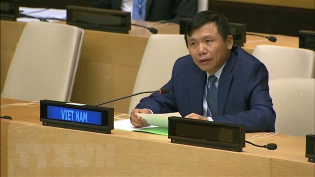 Ambassador Dang Dinh Quy, head of the Vietnamese permanent mission to the UN (Photo: VNA)