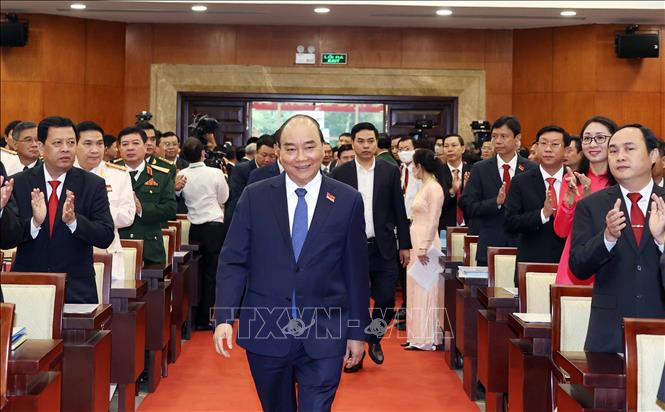 Thủ tướng Nguyễn Xuân Phúc dự Đại hội Đại biểu Đảng bộ Thành phố Hồ Chí Minh lần thứ XI, nhiệm kỳ 2020-2025.