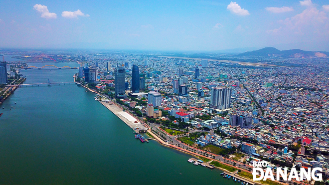 Trung tâm đô thị của Đà Nẵng là quận Hải Châu và sẽ được triển khai thiết kế thành điểm nhấn kiến trúc có bản sắc riêng. Ảnh: TRIỆU TÙNG	