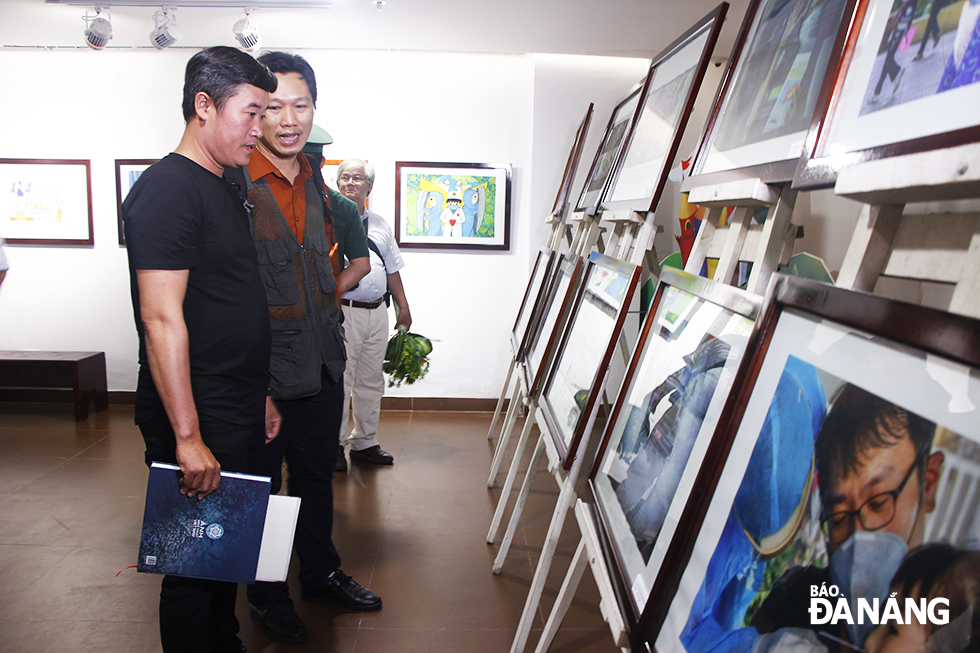 On display at the event are 75 photos and 45 paintings