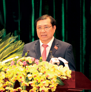 Đồng chí Huỳnh Đức Thơ,  Phó Bí thư Thành ủy khóa XXI, Chủ tịch UBND thành phố