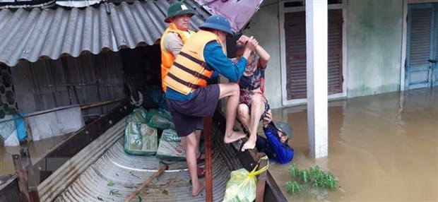 Flooding in the central region - illustrative image (Photo: VNA)