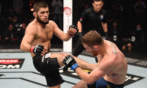 Khabib Nurmagomedov bất bại trong suốt sự nghiệp thi đấu chuyên nghiệp. Ảnh: Reuters