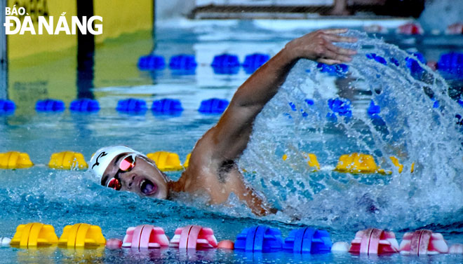 Promising talented swimmer Nguyen Viet Tuong