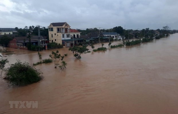 Flooding in Vietnam's central region (Photo: VNA)