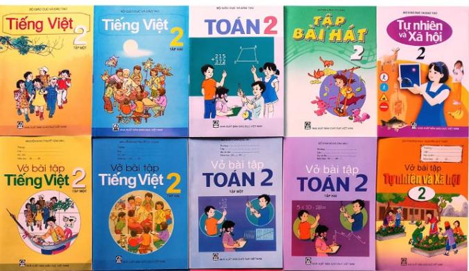 Có 33 bản mẫu sách giáo khoa của 9 môn học, hoạt động giáo dục lớp 2 được gửi đề nghị thẩm định