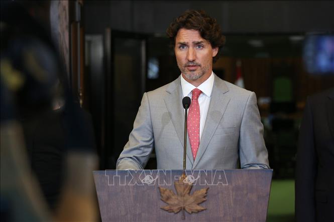 Thủ tướng Canada Justin Trudeau (ảnh) cũng đã gửi lời chúc mừng ông Joe Biden. Ảnh: AFP/TTXVN