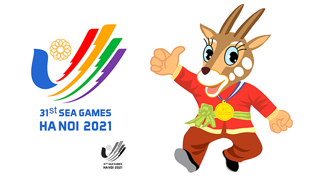 Sao la-biểu tượng vui (Mascot) của SEA Games 31.