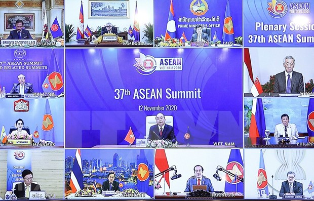 The Regional Comprehensive Economic Partnership (RCEP) will be in the spotlight at the 37th ASEAN Summit which is virtually hosted by Vietnam from November 12 – 15. (Photo: VNA)