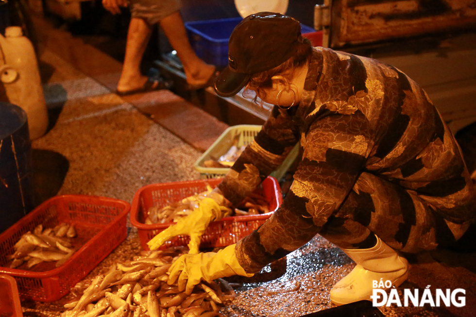  Freshly-caught seafood ready for going on sale at traditional markets across the city