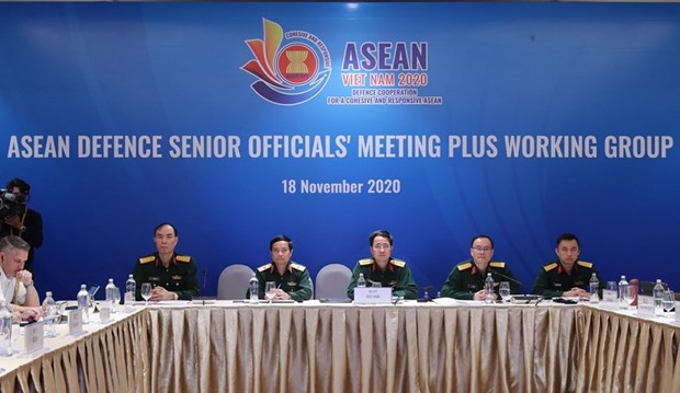 ASEAN Defence Senior Officials’ Meeting Plus Working Group held online (Photo: VNA)