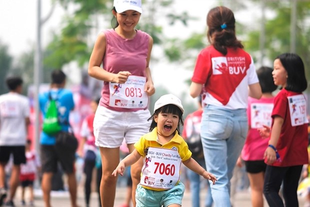 There will be around 5,000 runners taking part in the BritCham Vietnam sixth Charity Fun Run – Run for Vietnam on November 29. (Photo: urbanisthanoi.com)