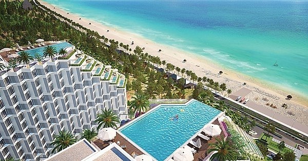 The number of resort projects licensed in the central region surges with 37 new projects, six times higher than the previous quarter despite the decrease nationwide. (Photo kinhtechungkhoan.vn)