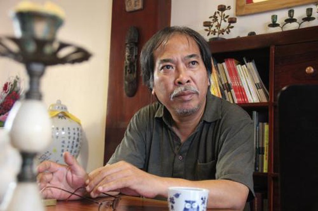 Nhà thơ Nguyễn Quang Thiều. Ảnh: dantri.com.vn