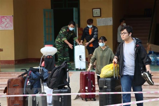 Vietnamese citizens finish quarantine period (Source: VNA)