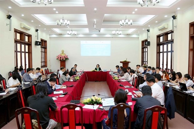 CIEM organised a seminar titled “Việt Nam's digital economic development post-COVID-19: Some requirements and roadmaps for institutional reform” in Hà Nội on Wednesday. (Photo mpi.gov.vn)